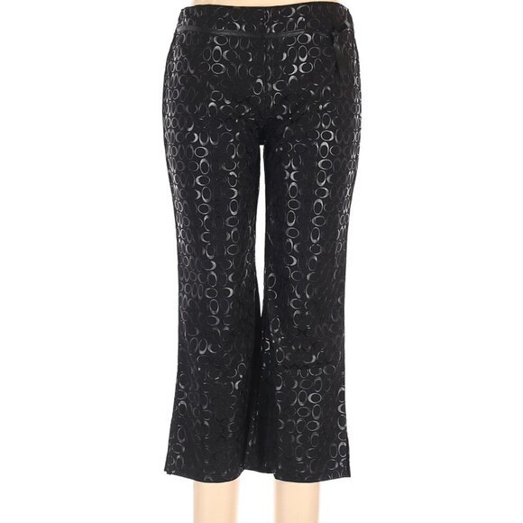 Anna Black cropped Hip huggers vintage 70s Dress Pants Size 1X Plus Size - Picture 5 of 9